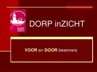 dorp inzicht