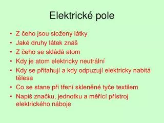 elektrick pole
