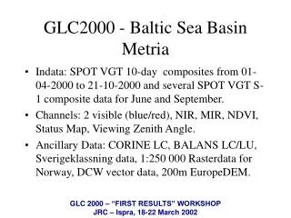 GLC2000 - Baltic Sea Basin Metria