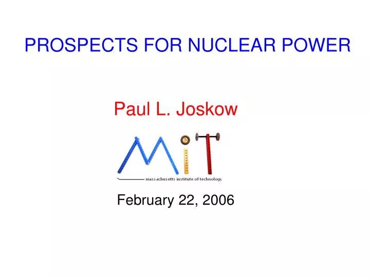 prospects for nuclear power