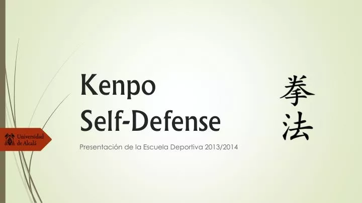 kenpo self defense