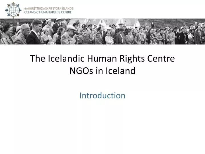 the icelandic human rights centre ngos in iceland