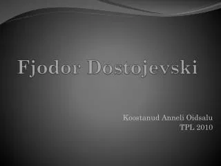 fjodor dostojevski