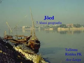 j ed 7 klassi geograafia