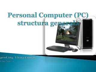 personal computer pc structura general