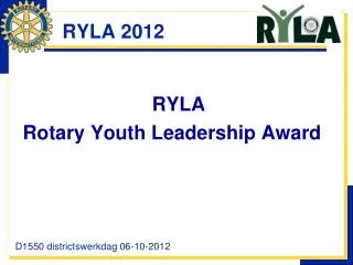 ryla 2012