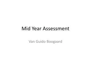 mid year assessment