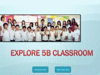 EXPLORE 5B CLASSROOM