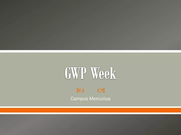 gwp week