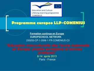 programma europ eo llp comenius