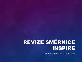 revize sm rnice inspire