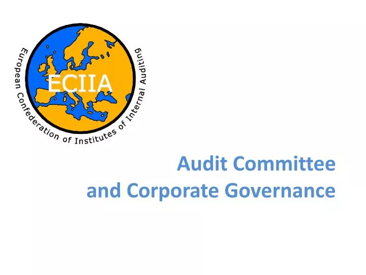audit committee and corporate governance