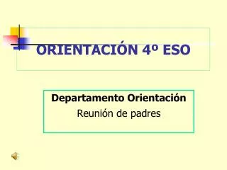 orientaci n 4 eso