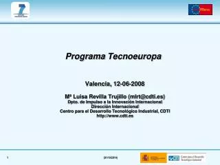 programa tecnoeuropa