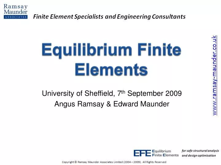 equilibrium finite elements