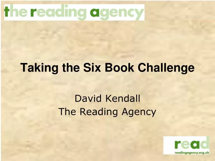 taking the six book challenge