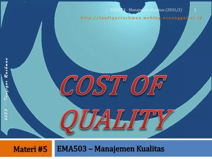 cost of quality