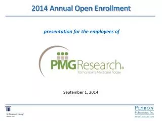 2014 Annual Open Enrollment