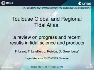Toulouse Global and Regional Tidal Atlas: