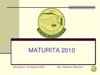 maturita 2010