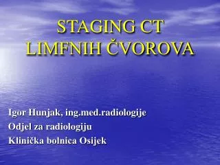staging ct limfnih vorova
