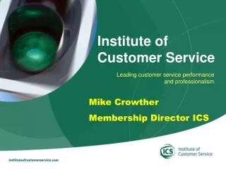 Leading customer service performance and professionalism