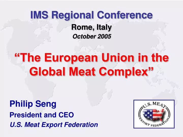 the european union in the global meat complex
