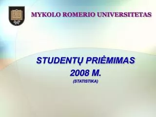student pri mimas 2008 m statistika