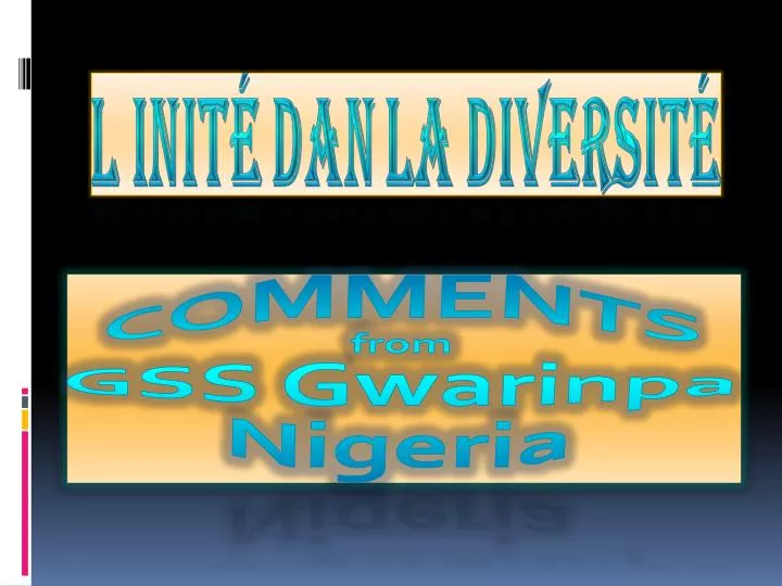 comments from gss gwarinpa nigeria