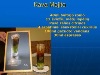 kava mojito