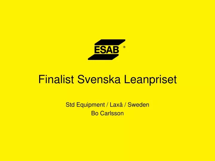 std equipment lax sweden bo carlsson