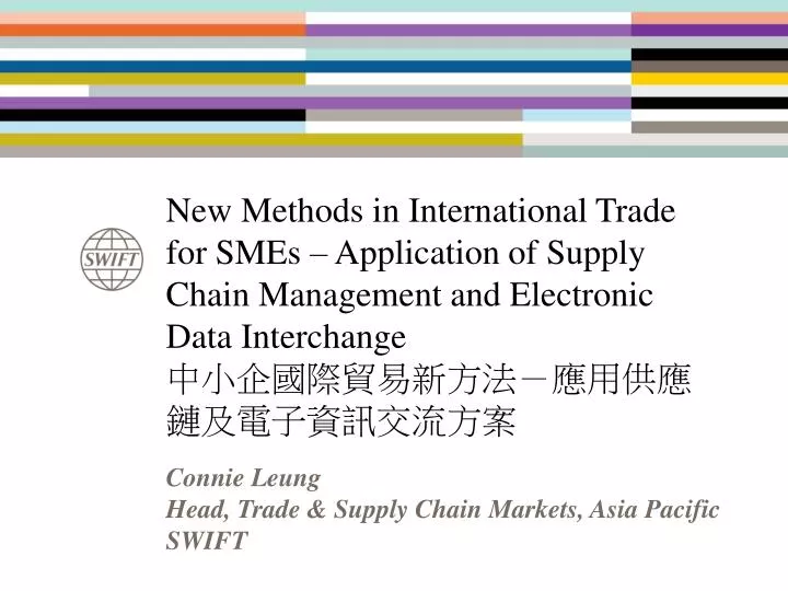 connie leung head trade supply chain markets asia pacific swift