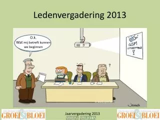ledenvergadering 2013