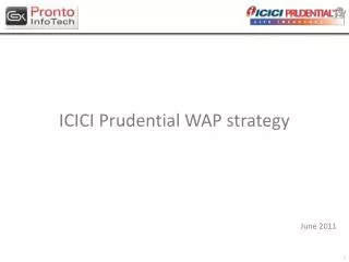 ICICI Prudential WAP strategy June 2011