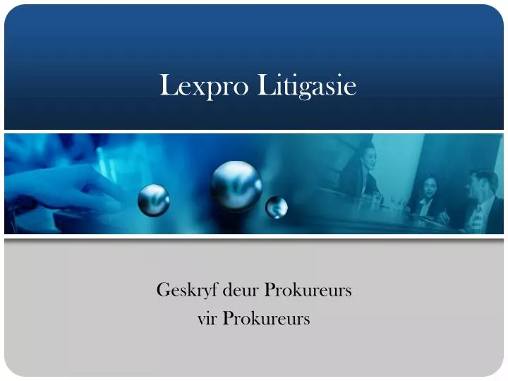 lexpro litigasie