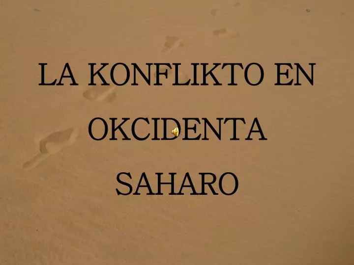 la konflikto en okcidenta saharo