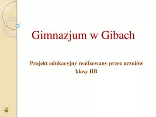 gimnazjum w gibach