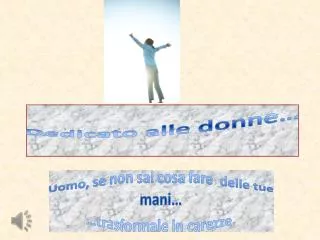 dedicato alle donne