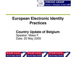 european electronic identity practices