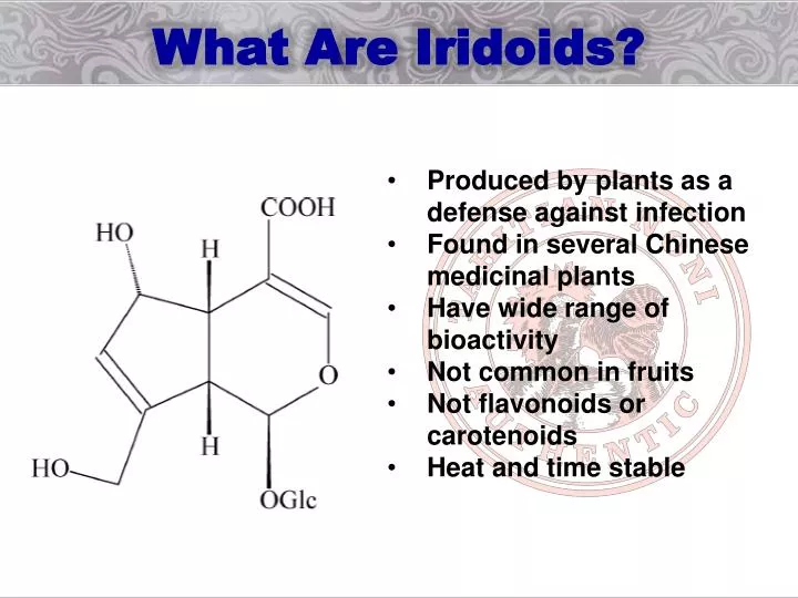 what a re iridoids