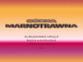 c rka marnotrawna