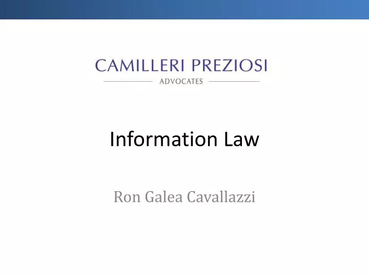 information law