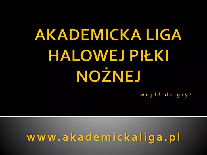 www akademickaliga pl