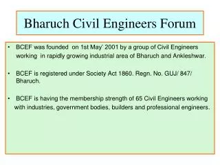 Bharuch Civil Engineers Forum