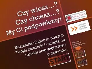 czy wiesz czy chcesz my ci podpowiemy