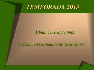 temporada 2013