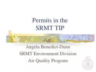Permits in the SRMT TIP