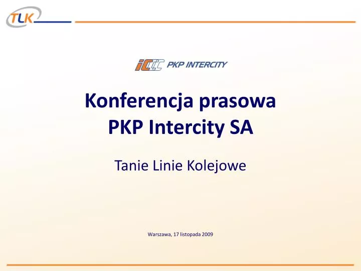 konferencja prasowa pkp intercity sa