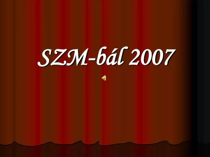 szm b l 2007