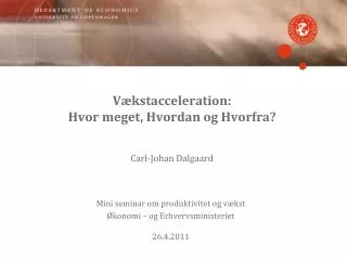 v kstacceleration hvor meget hvordan og hvorfra carl johan dalgaard